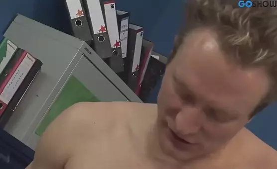 Blonde Boss Climax at Work